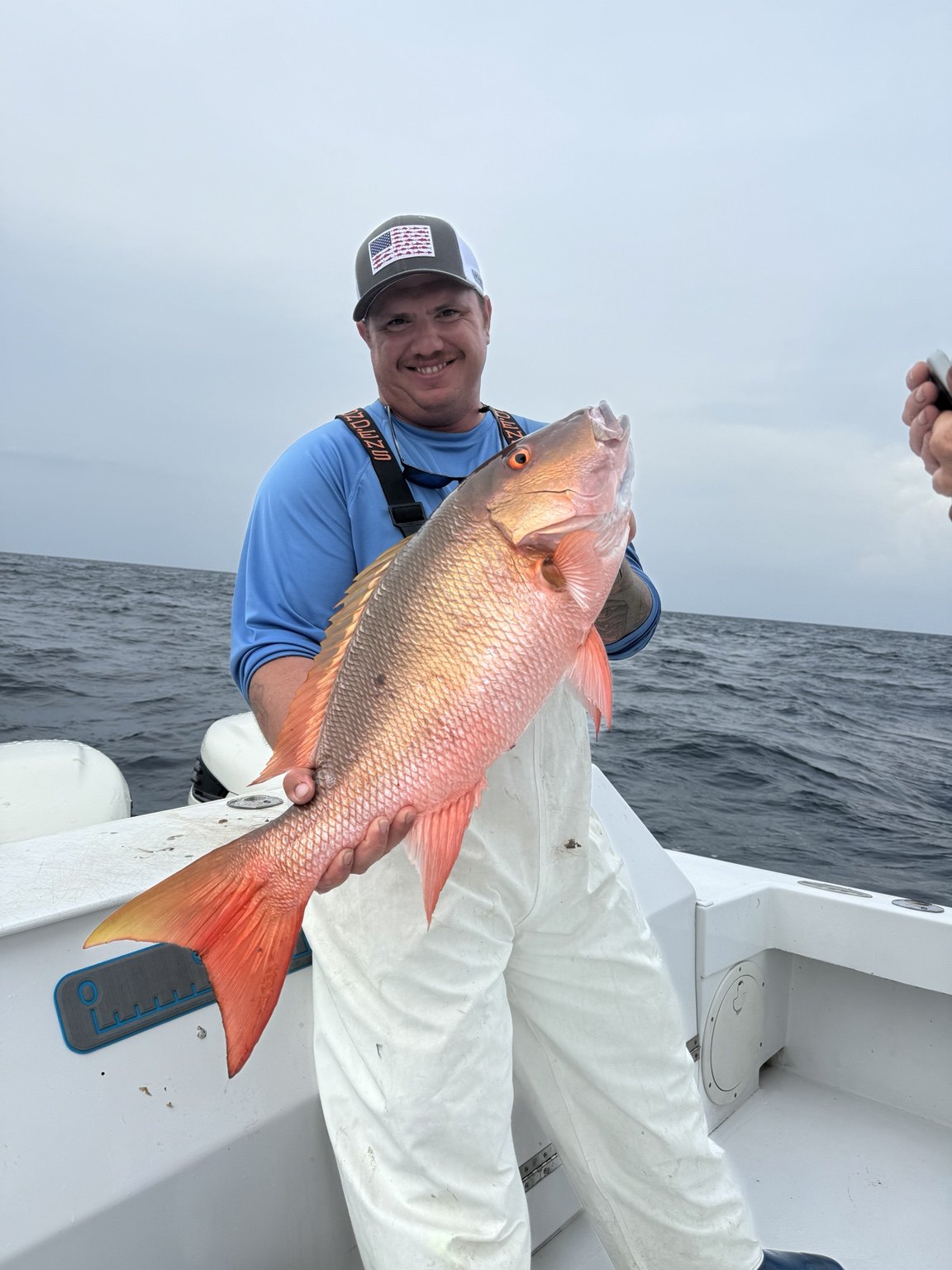 Large mutton snapper caught offshore Boynton Beach