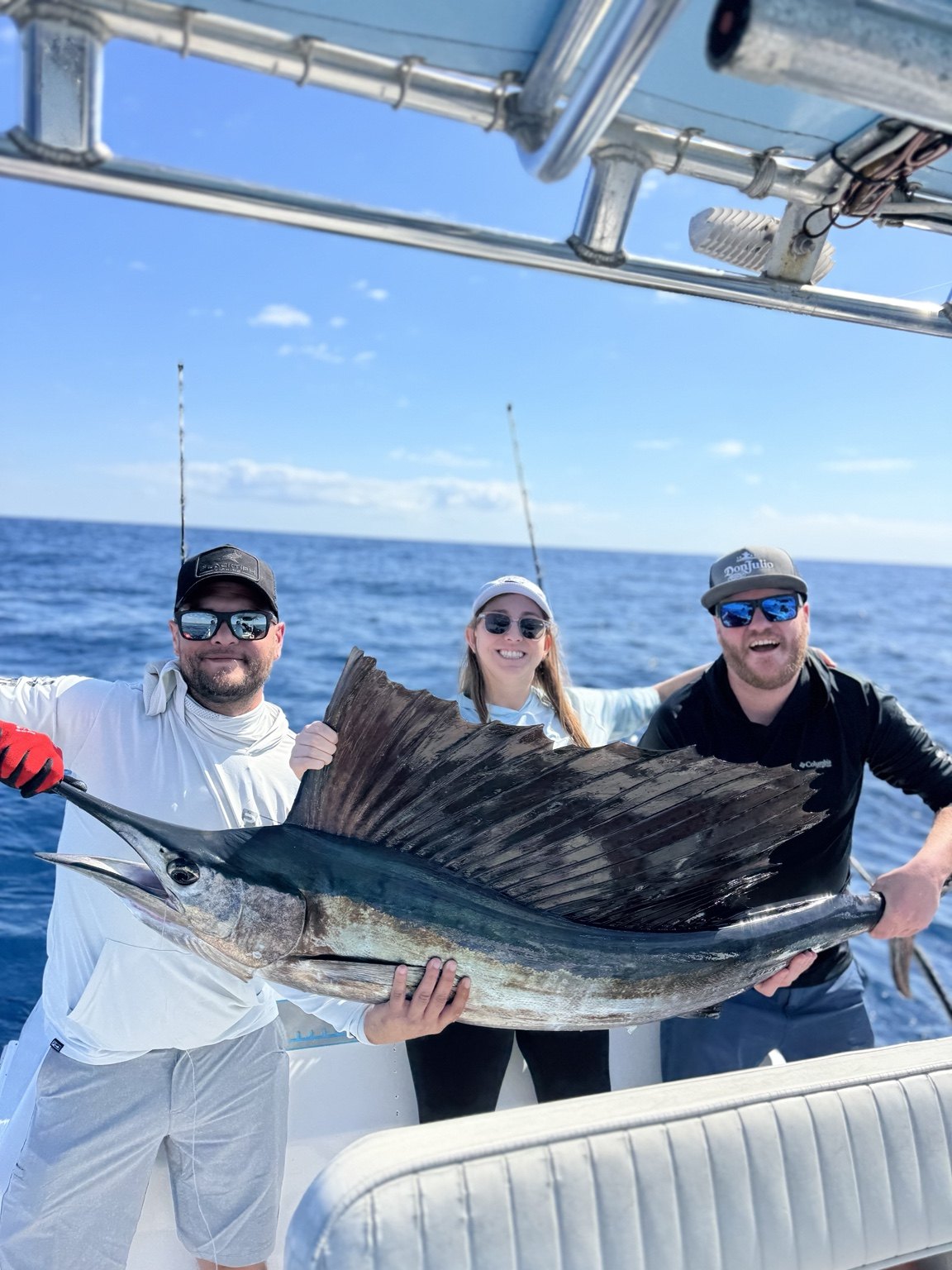 Sailfish caught on a Boynton Beach fishing charter