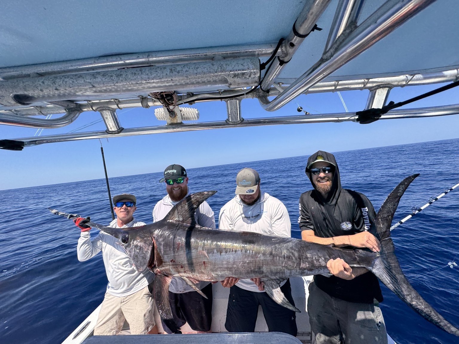Swordfish caught with Get Busy Fishing Charters in South Florida