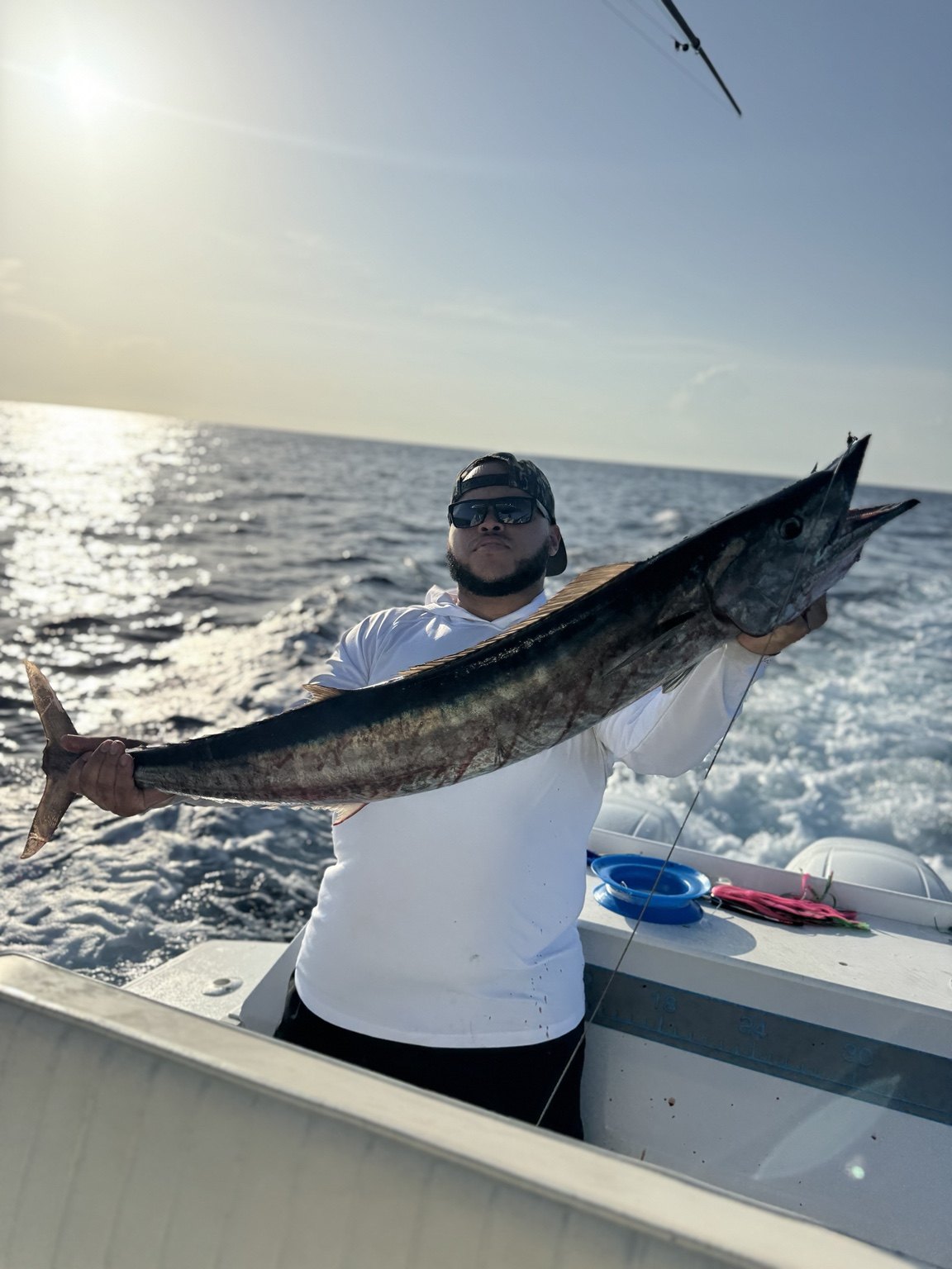 Wahoo caught offshore from Boynton Beach Florida